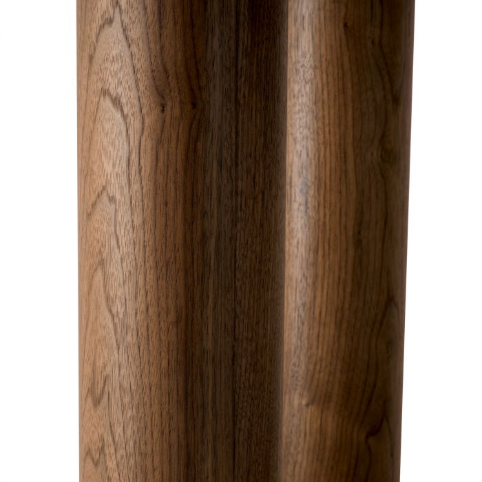 Dining Table Presedio walnut veneer biano lilac marble