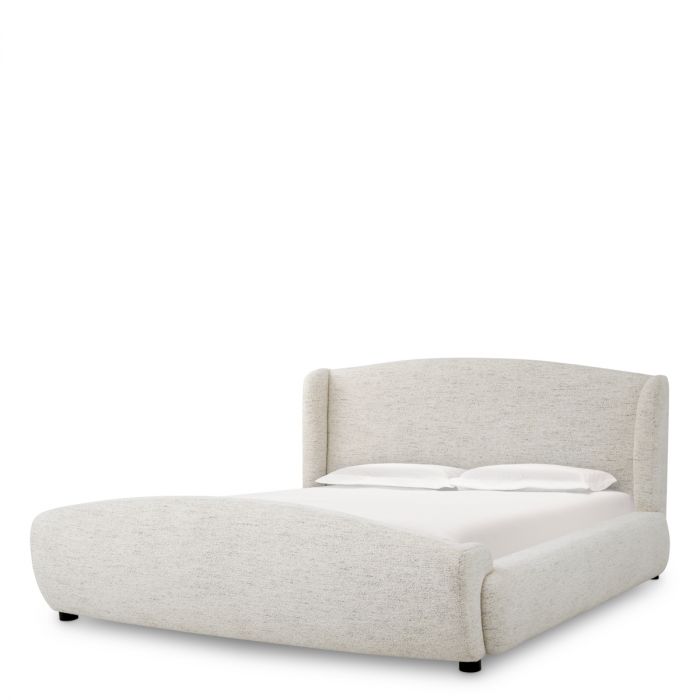 Bed Frame Mellory King size seashell off-white