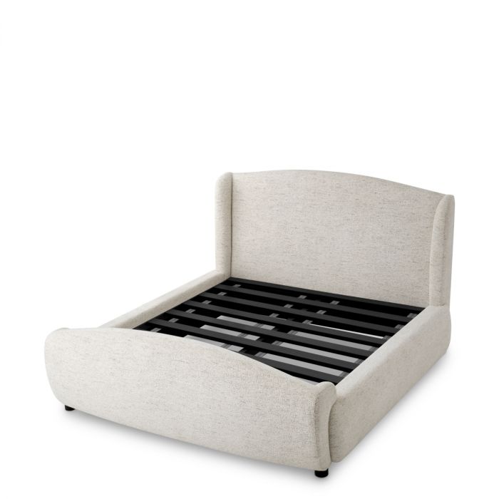 Bed Frame Mellory Queen size seashell off-white