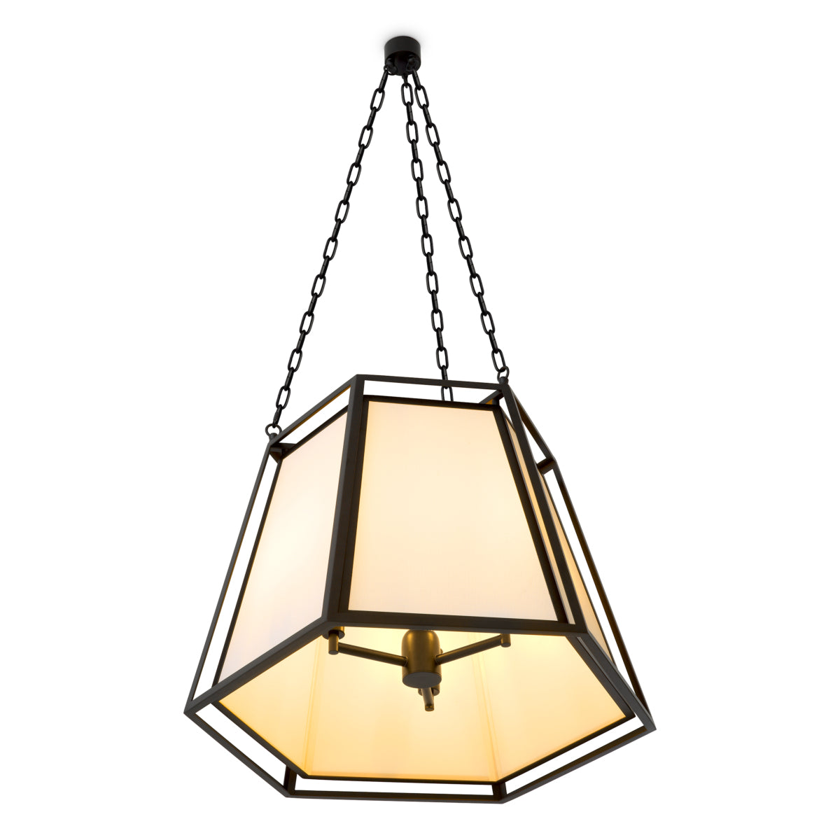 Off-White Fabric Pendant Lamp Moreno | Eichholtzmh.com