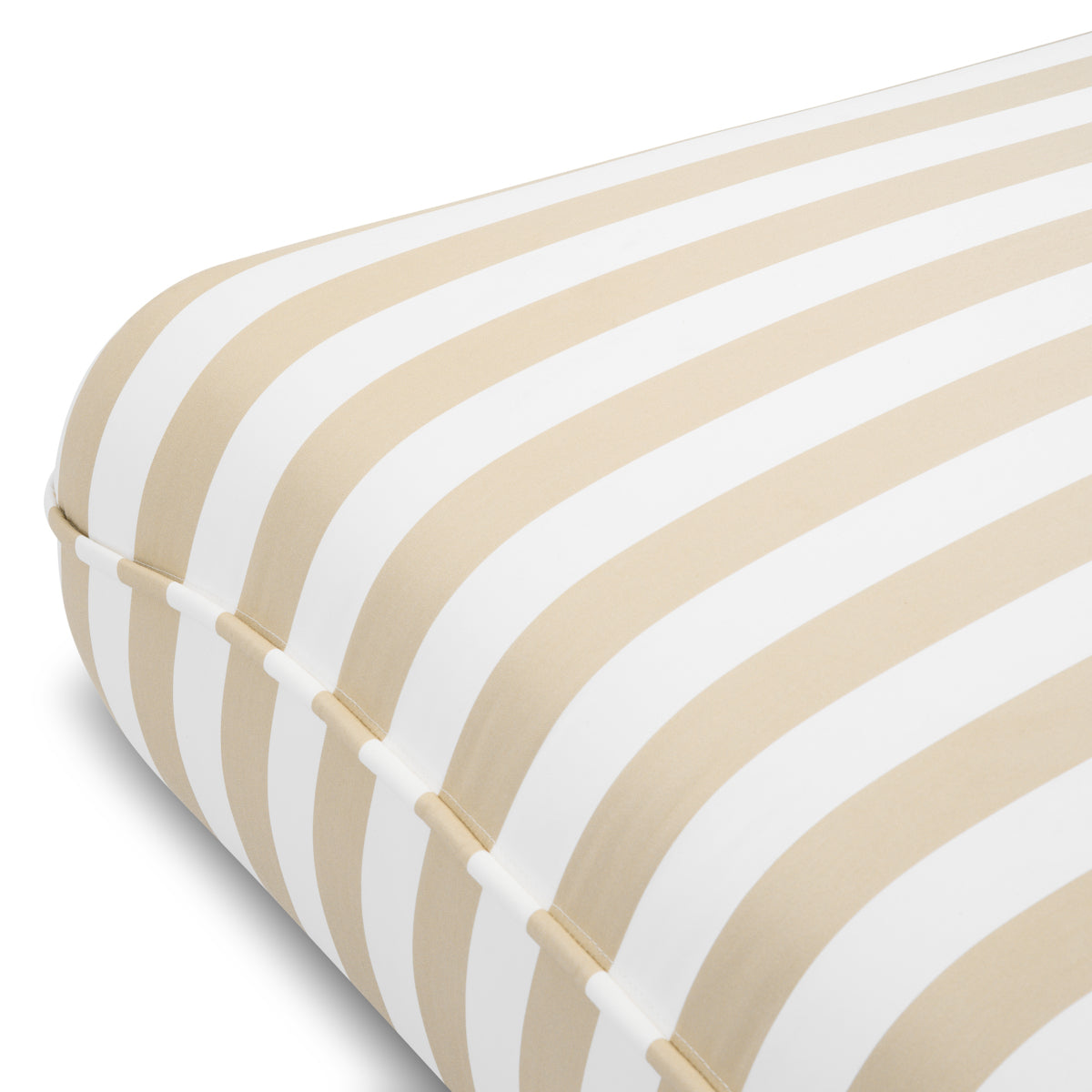Beige Stripes Outdoor Pouf Relax | Eichholtzmh.com