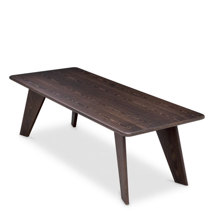 Dining Table Langford dark ash crown veneer