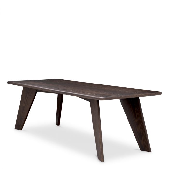 Dining Table Langford dark ash crown veneer