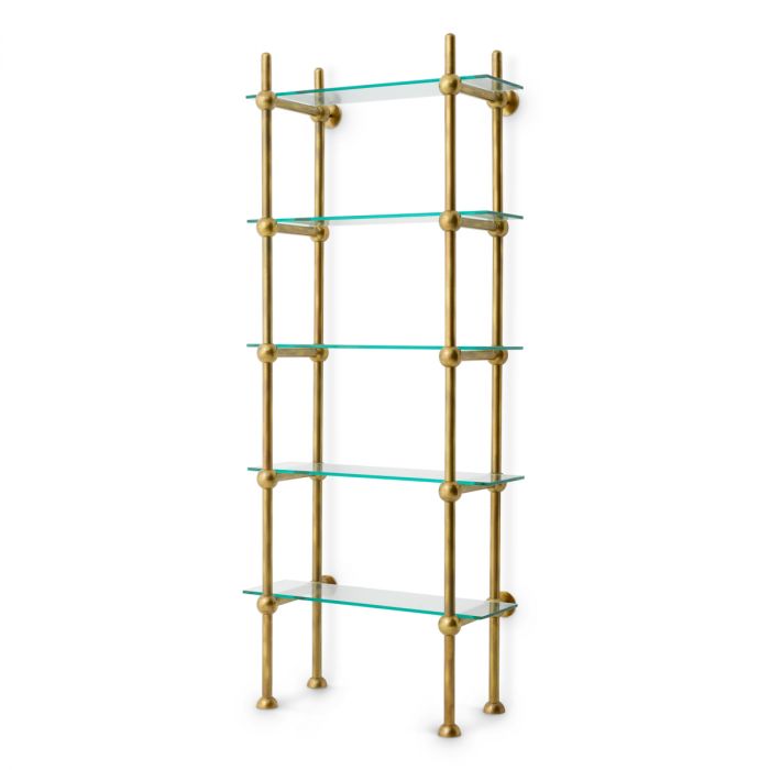 Wall Cabinet Monforte vintage brass finish