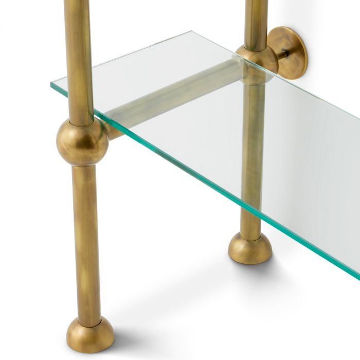 Wall Cabinet Monforte vintage brass finish