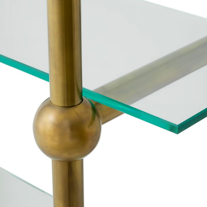 Wall Cabinet Monforte vintage brass finish