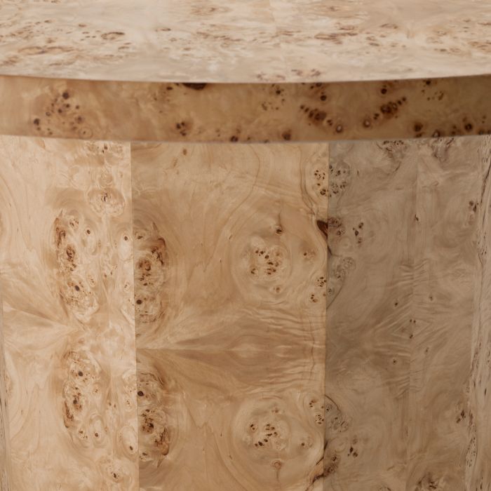 Dining Table Kingsgrove light brown mappa burl wood veneer