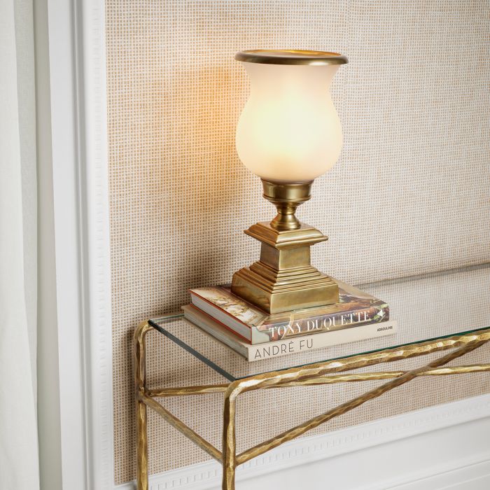 Console Table Xandria vintage brass finish