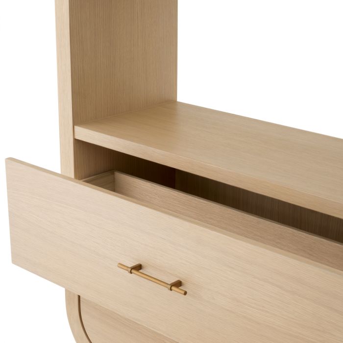 Cabinet Quinton natural oak veneer