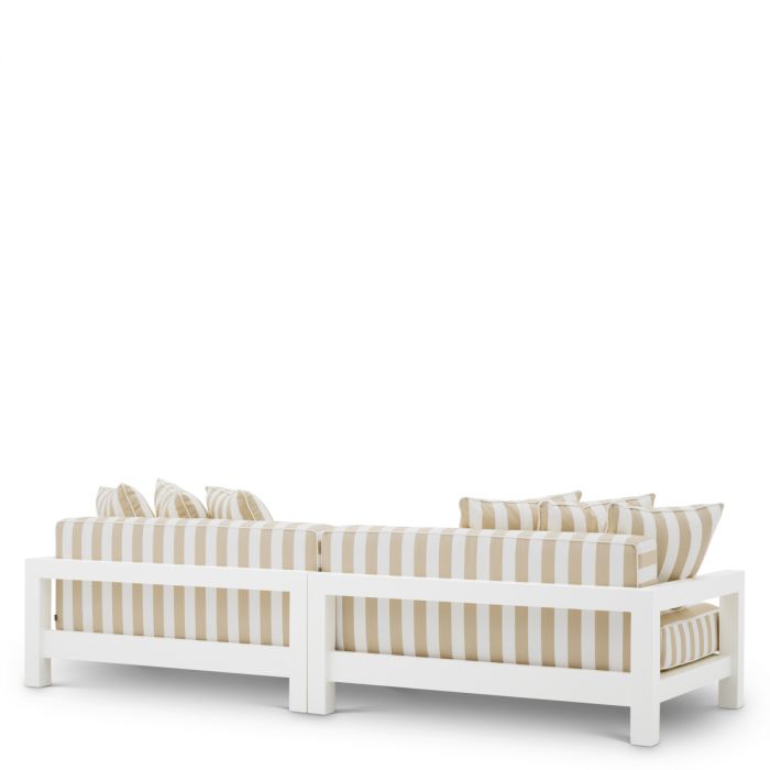 Outdoor Sofa Cap-Antibes matte white florent beige