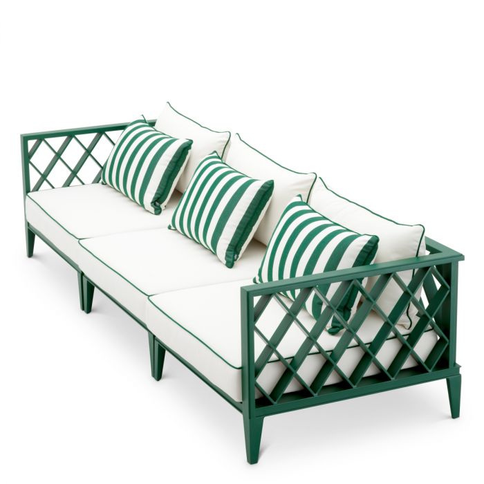 Outdoor Sofa Ocean Club L green blaise off-white florent green