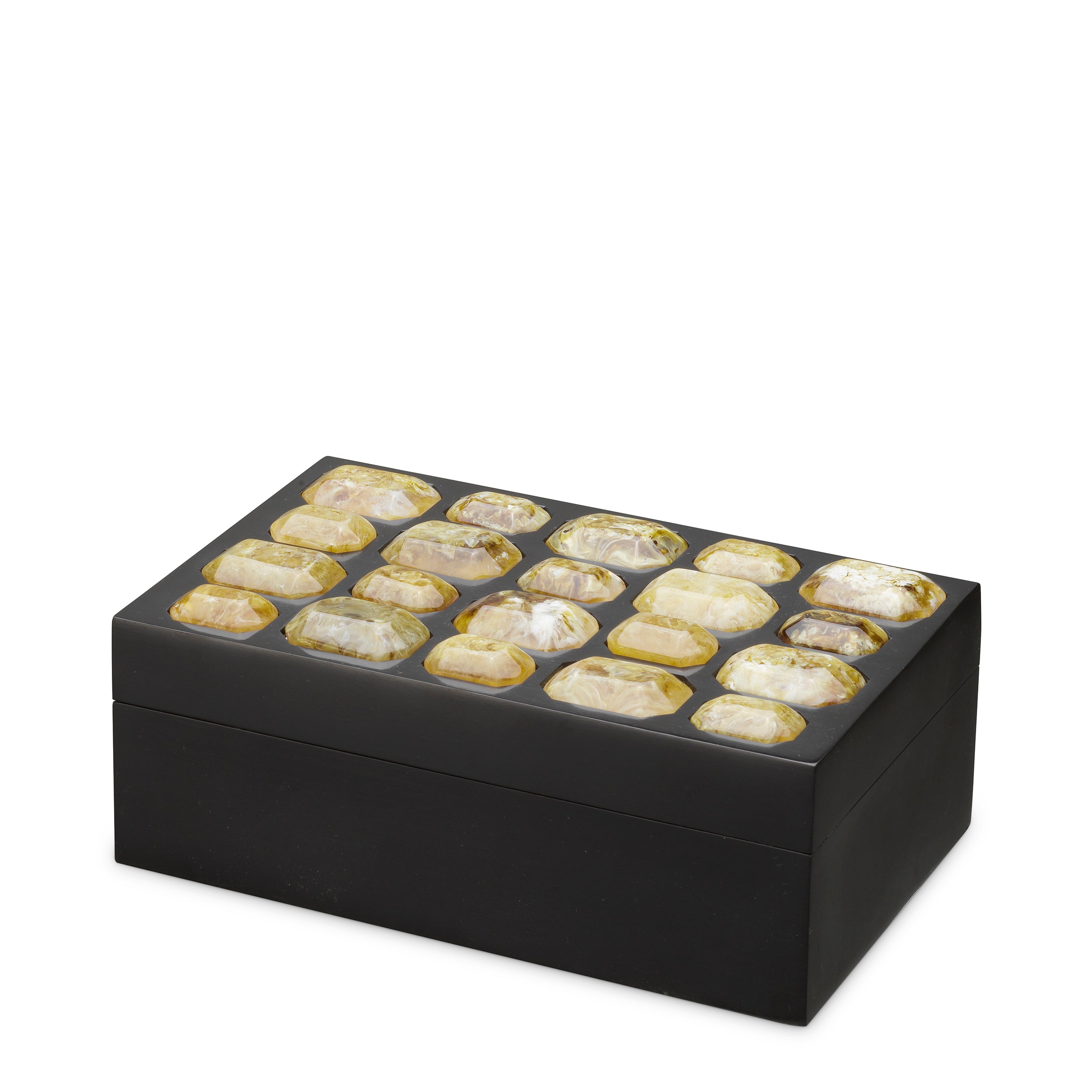Black Faux Amber Box Lucida | Eichholtzmh.com