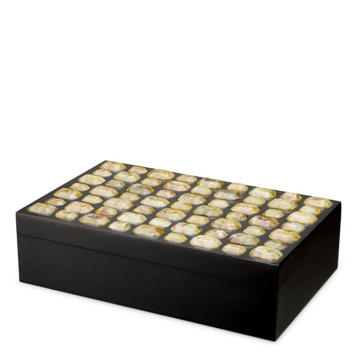 Box Lucida L faux amber