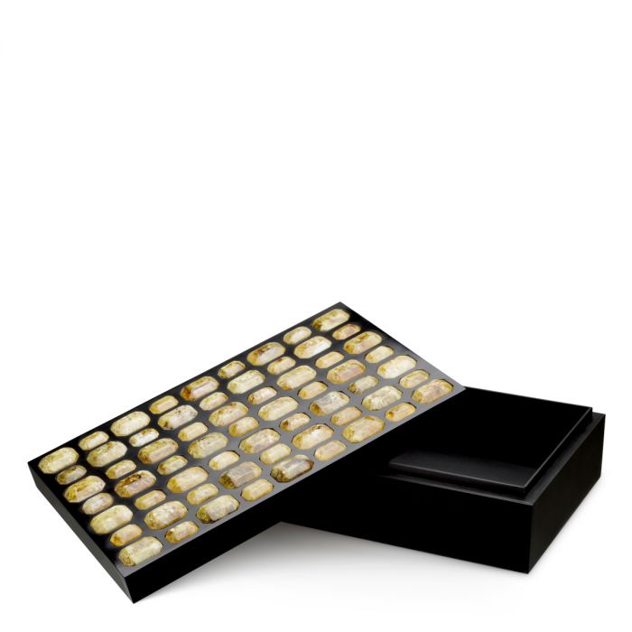 Box Lucida L faux amber