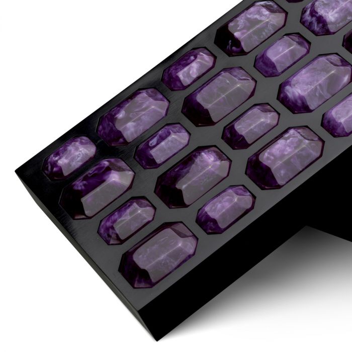 Box Lucida S faux amethyst