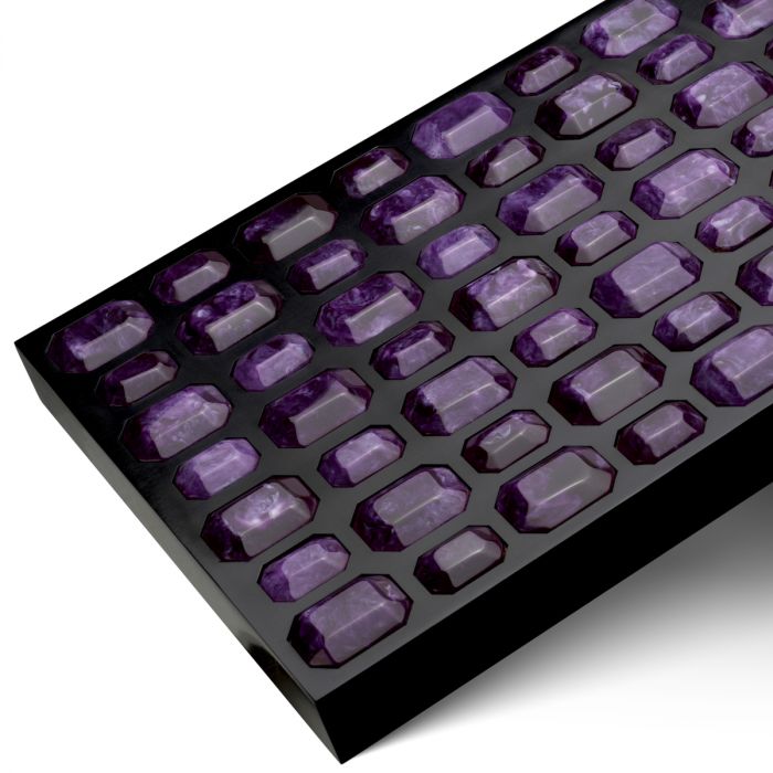 Box Lucida L faux amethyst