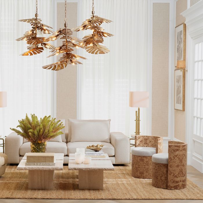 Chair Arcadia light brown mappa burl veneer loki natural