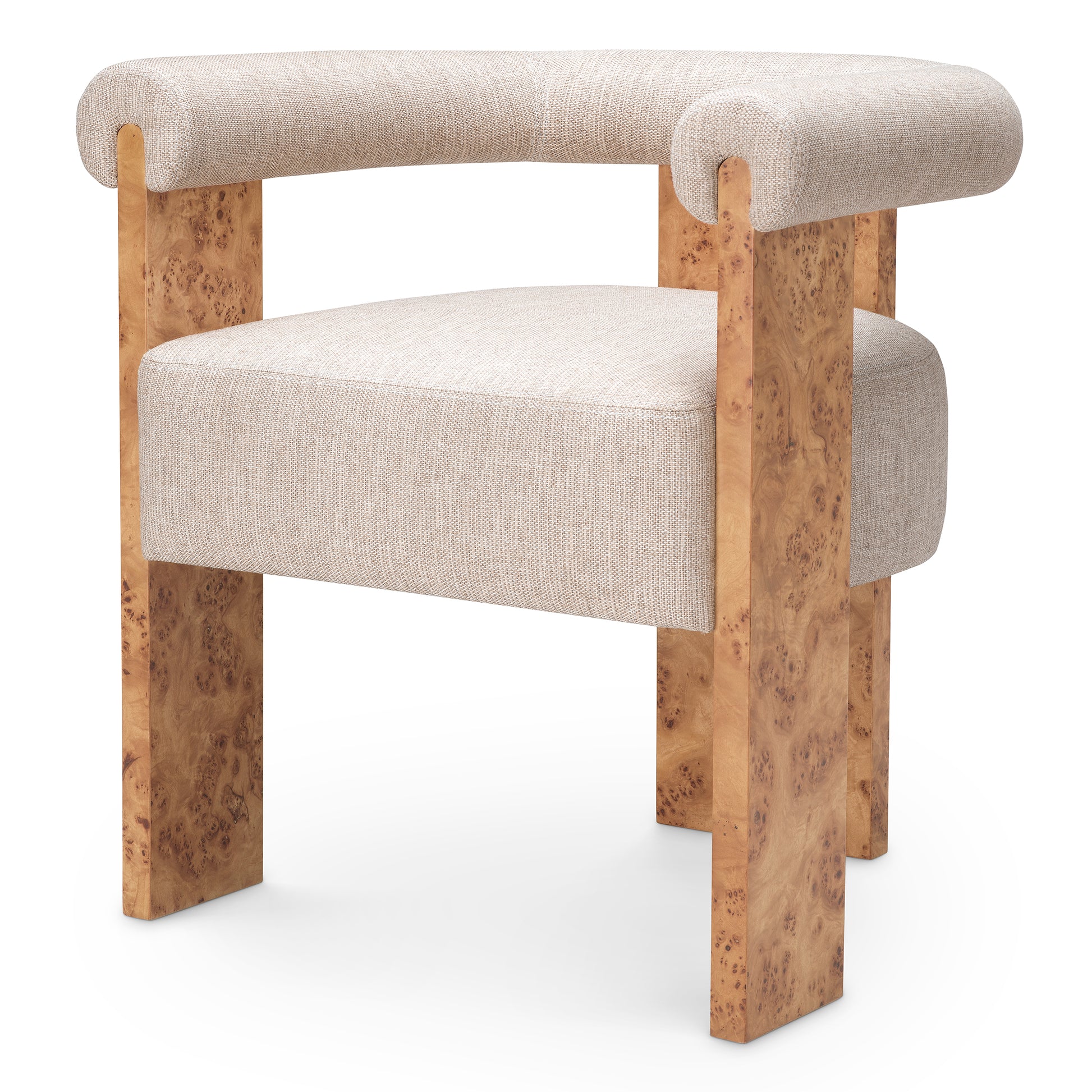 Light Brown Burl Dining Chair Percy | Eichholtzmh.com