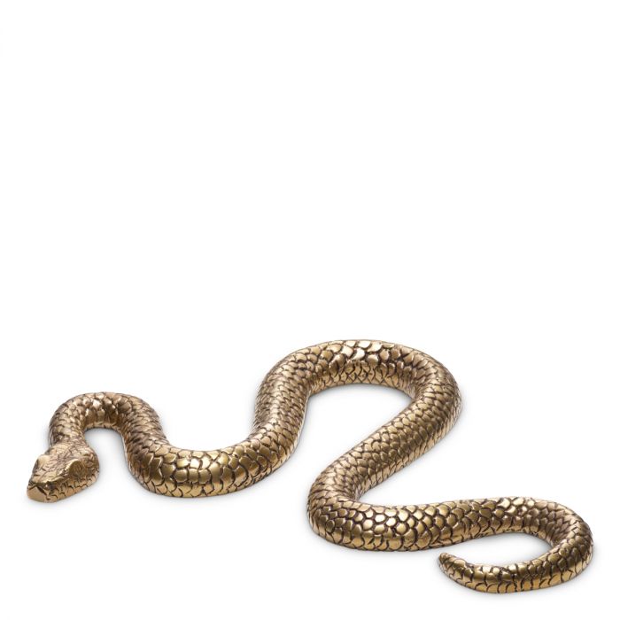 Object Serpent vintage brass finish
