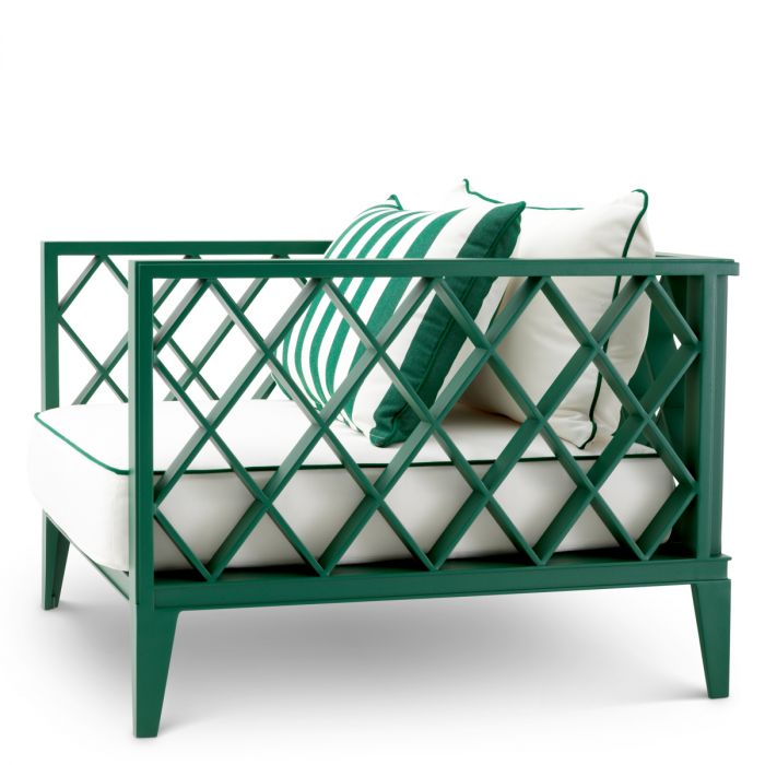 Outdoor Chair Ocean Club green blaise off-white florent green