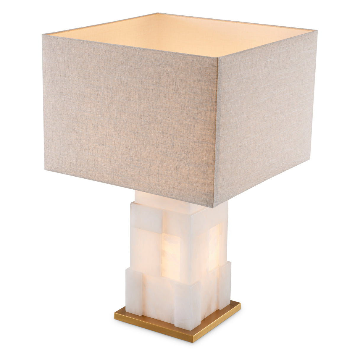Alabaster Base Table Lamp Fabiano | Eichholtzmh.com