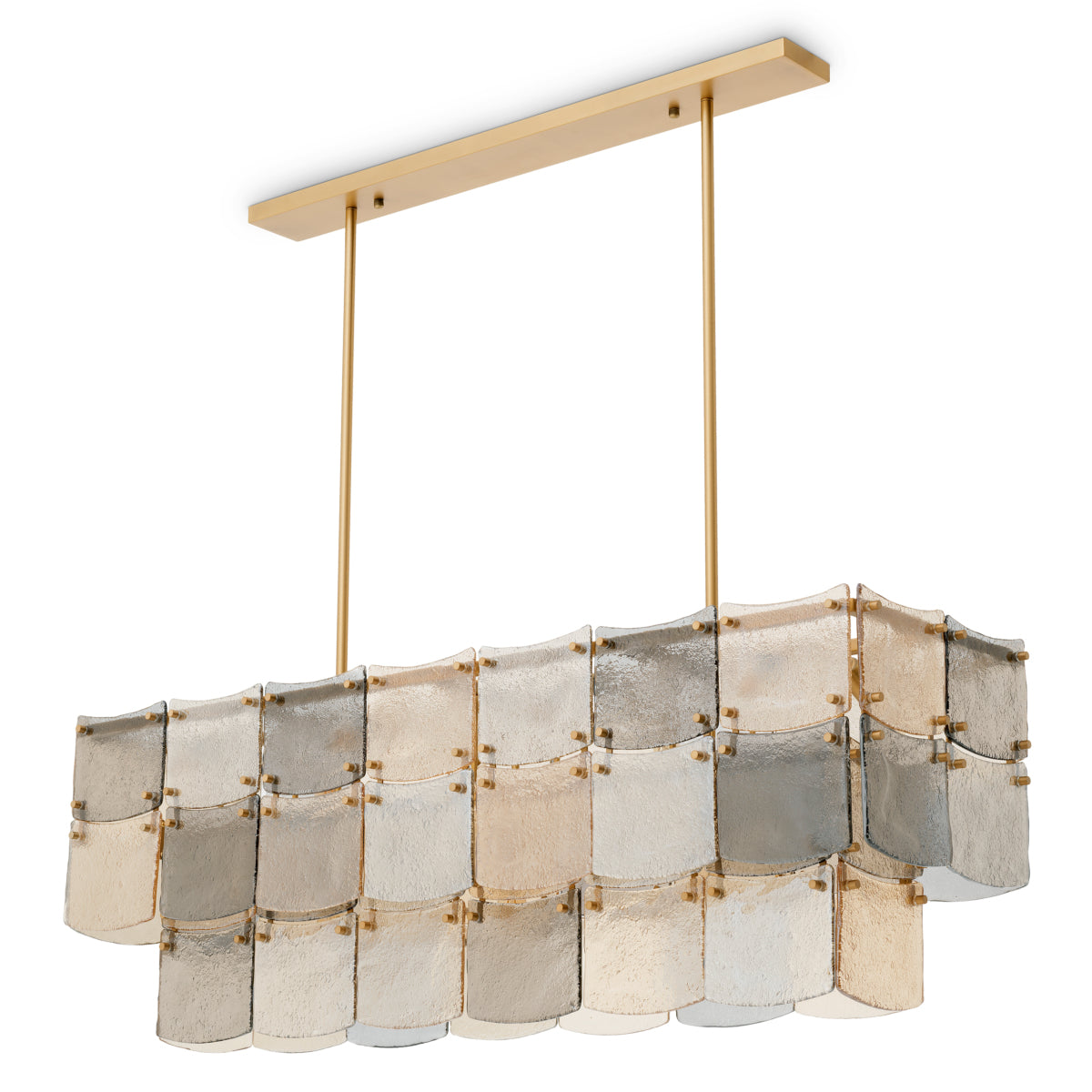 Rectangular Brass Chandelier Laurent | Eichholtzmh.com