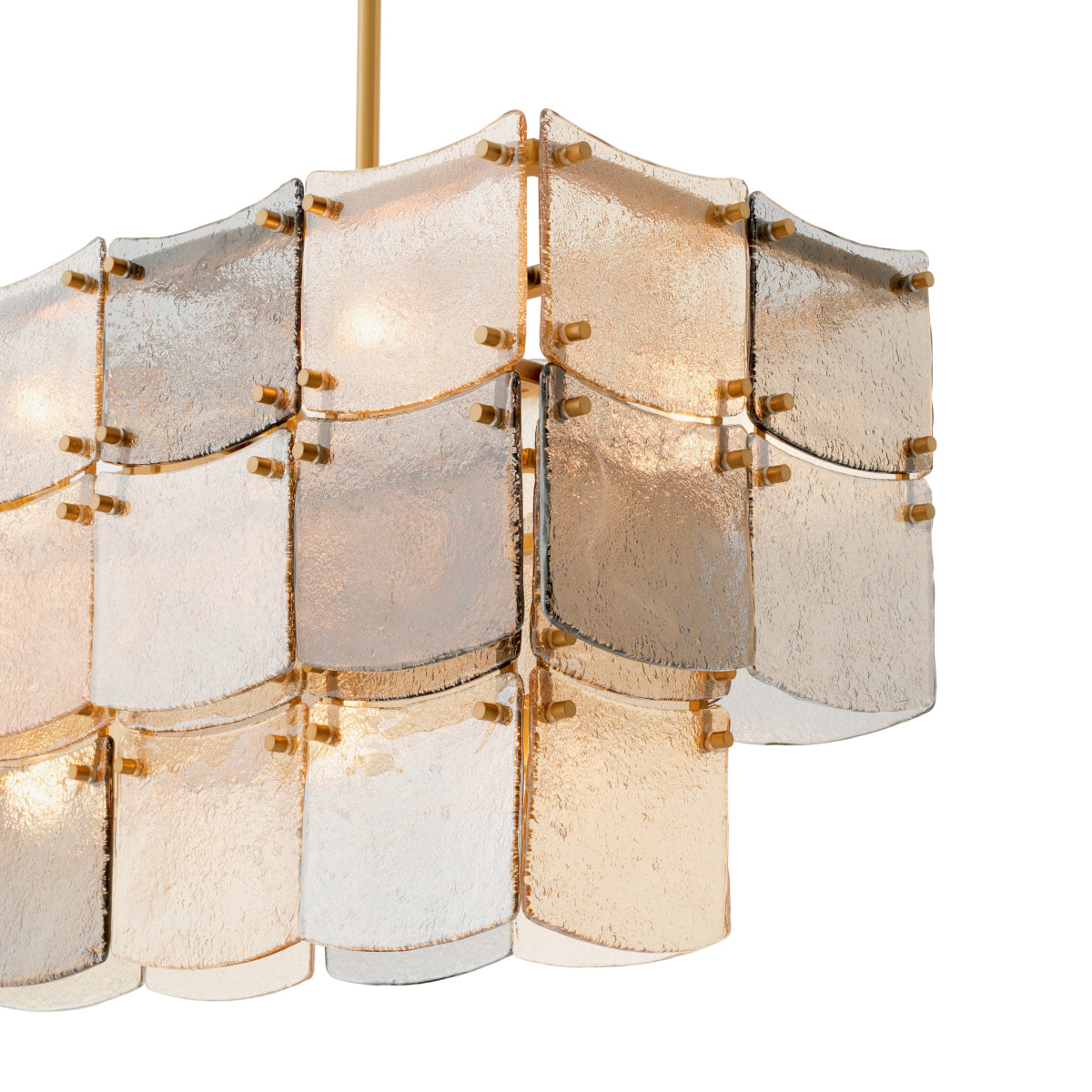 Rectangular Brass Chandelier Laurent | Eichholtzmh.com