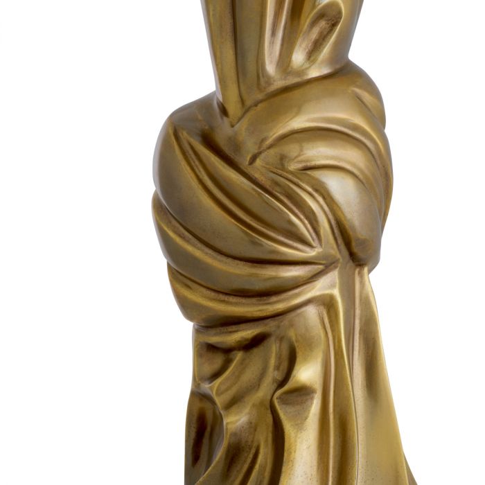 Table Lamp Banyan vintage brass finish incl shade