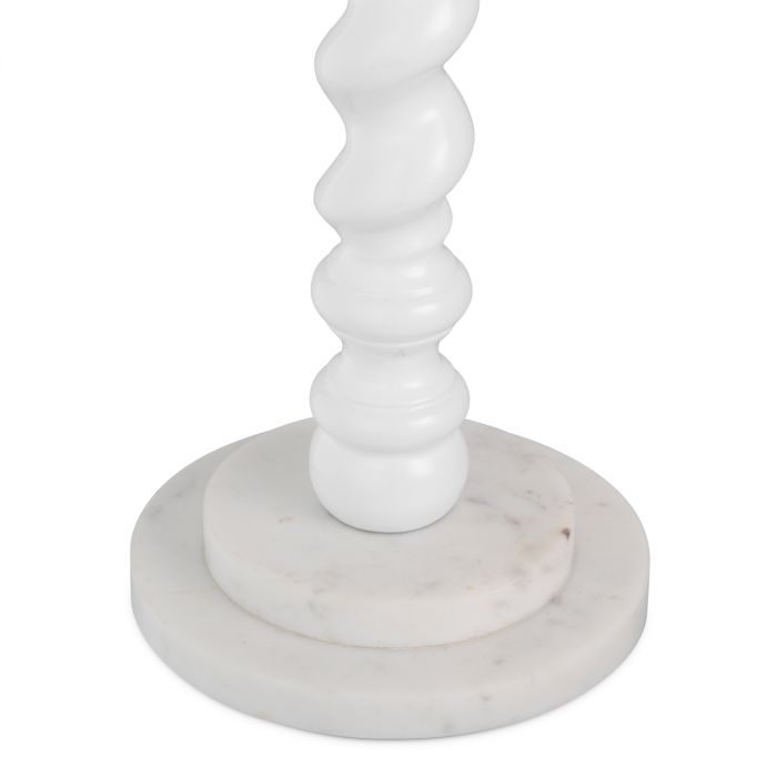 Table Lamp Massimo piano white finish incl shade