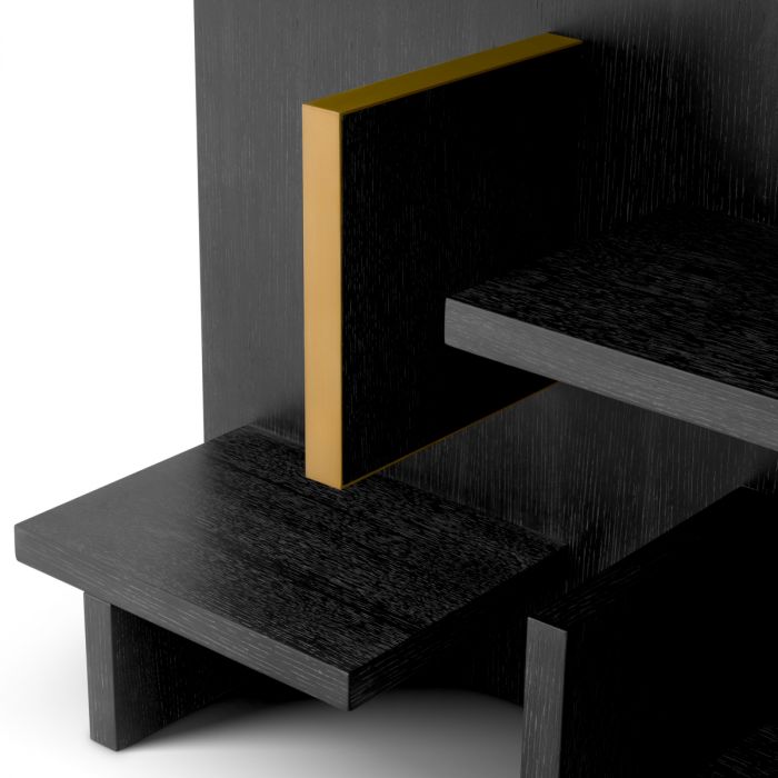 Wall Cabinet Highgrove charcoal grey oak veneer