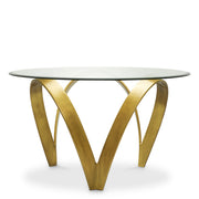 Sculptural Brass Dining Table Soquel | Eichholtzmh.com