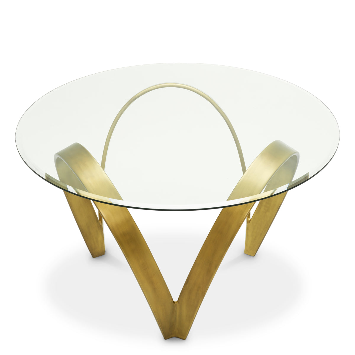 Sculptural Brass Dining Table Soquel | Eichholtzmh.com