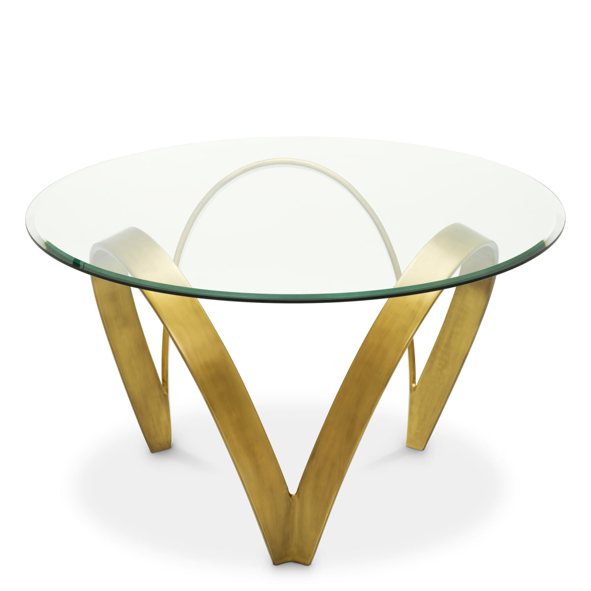 Sculptural Brass Dining Table Soquel | Eichholtzmh.com
