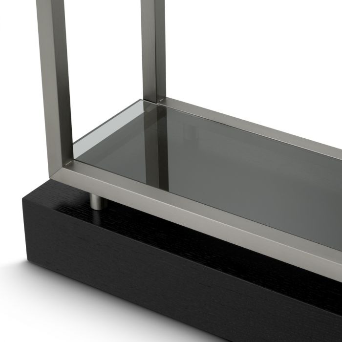 Cabinet Corrado I brushed steel finish