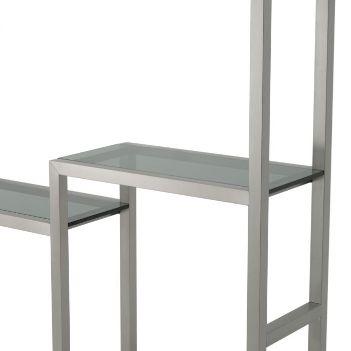 Cabinet Corrado II brushed steel finish