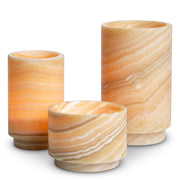 Yellow Tealight Holder Leonidas (3) | Eichholtzmh.com