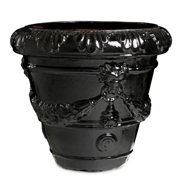 Outdoor Planter Toulon black finish
