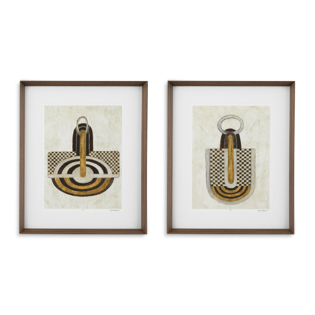 Abstract Art Prints Set (2) Objet d'Art | Eichholtzmh.com