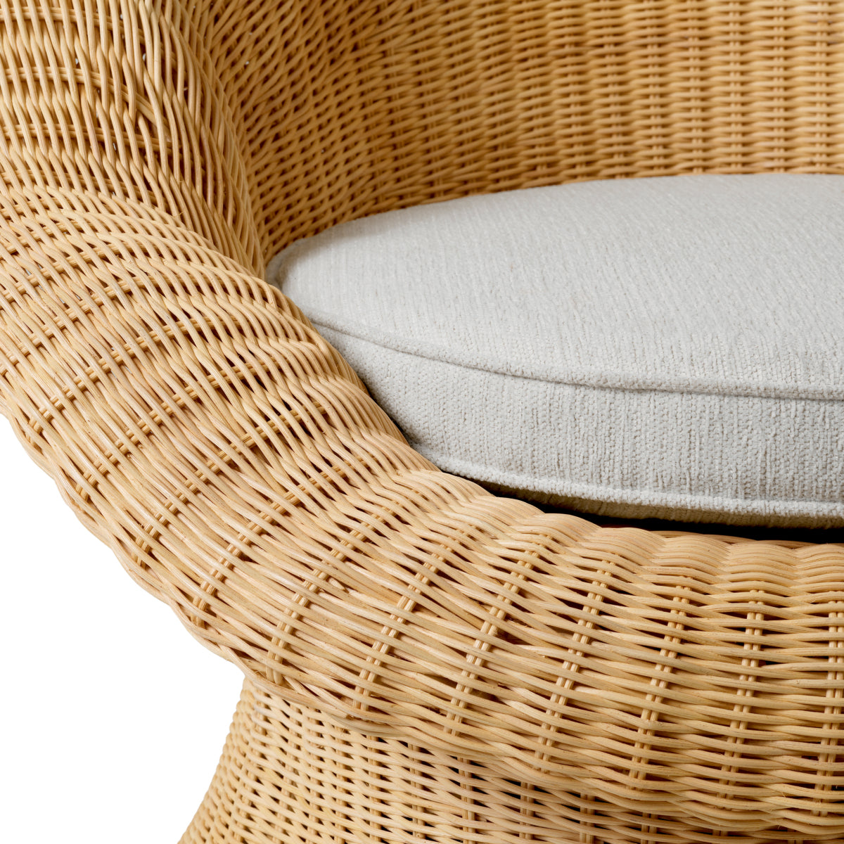 Rattan Weave Lounge Chair Somerly | Eichholtzmh.com