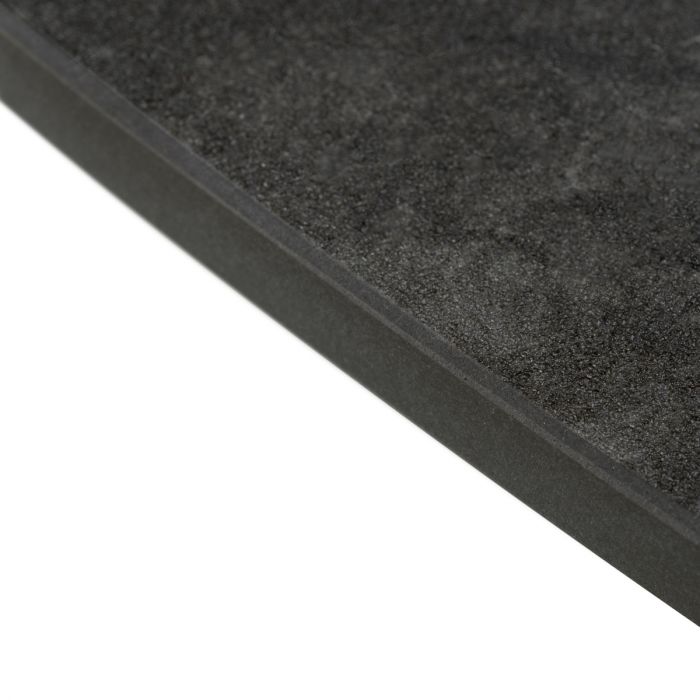 Outdoor Coffee Table Volterra Round bronze finish grey ceramic