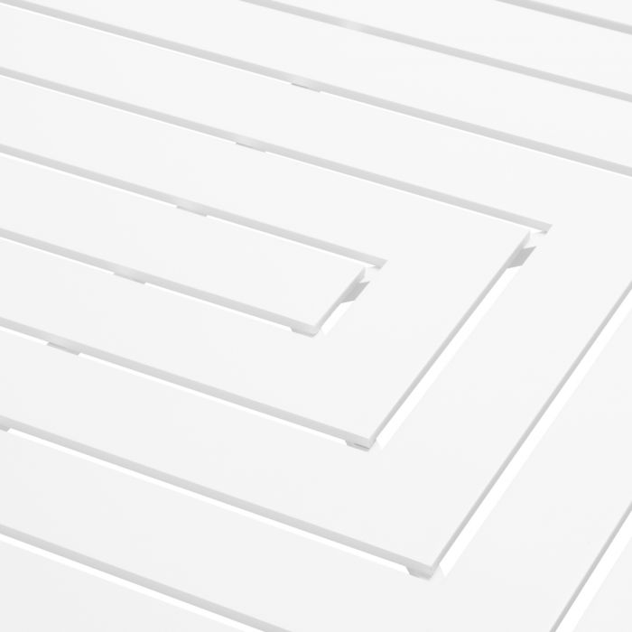 Outdoor Dining Table Vistamar matte white