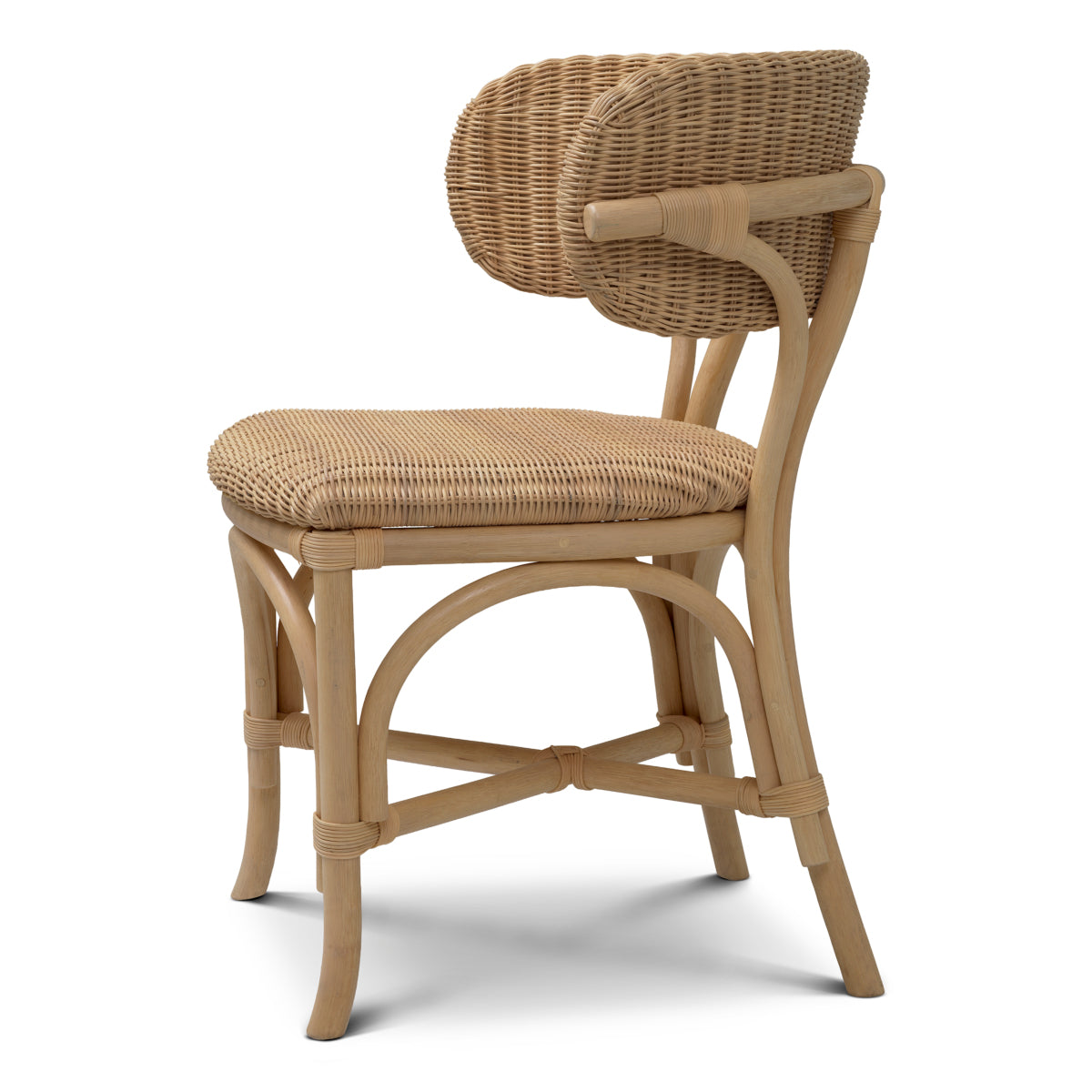 Natural Rattan Dining Chair Ewan | Eichholtzmh.com