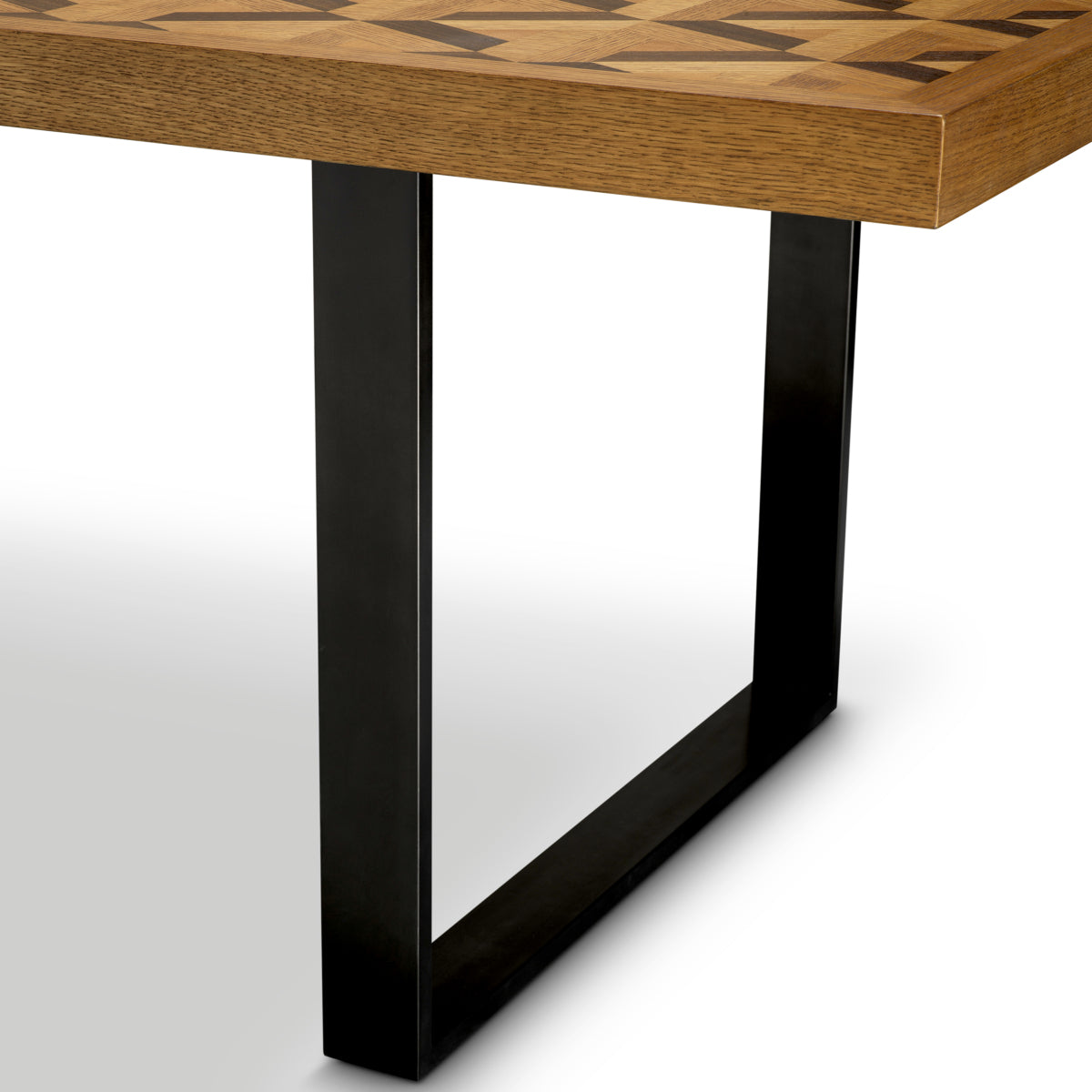 Oak Veneer Dining Table L Rubicon