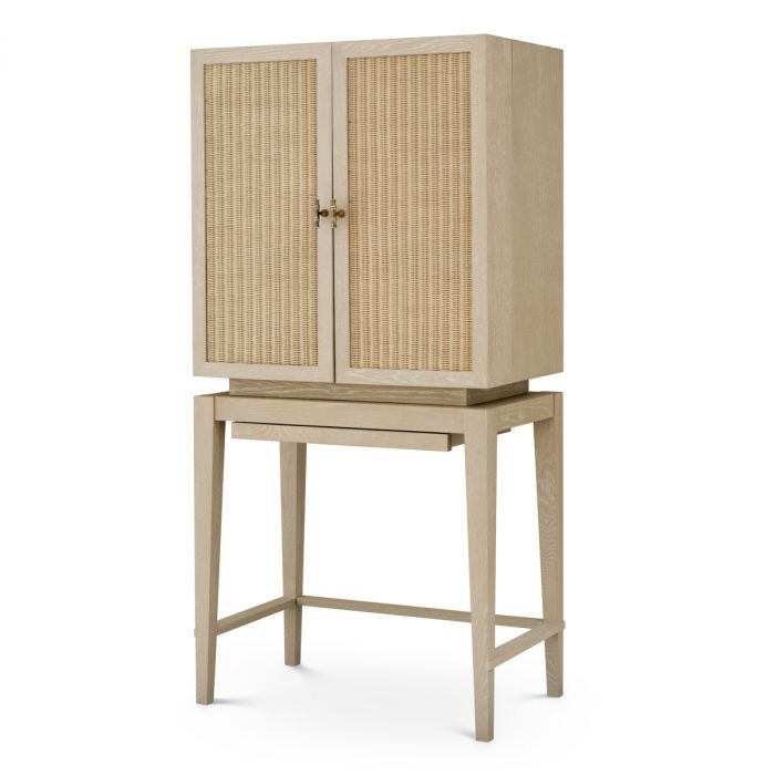Bar Cabinet Borchard washed oak veneer