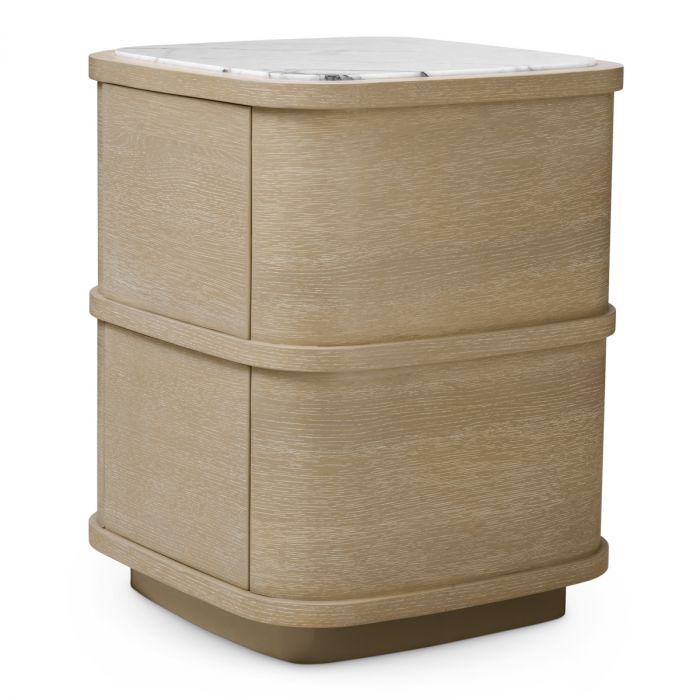 Nightstand Cabana S washed oak veneer