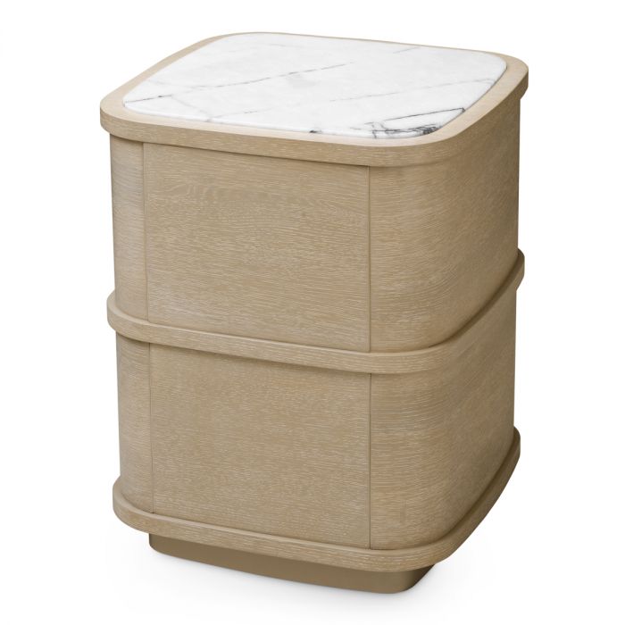 Nightstand Cabana S washed oak veneer