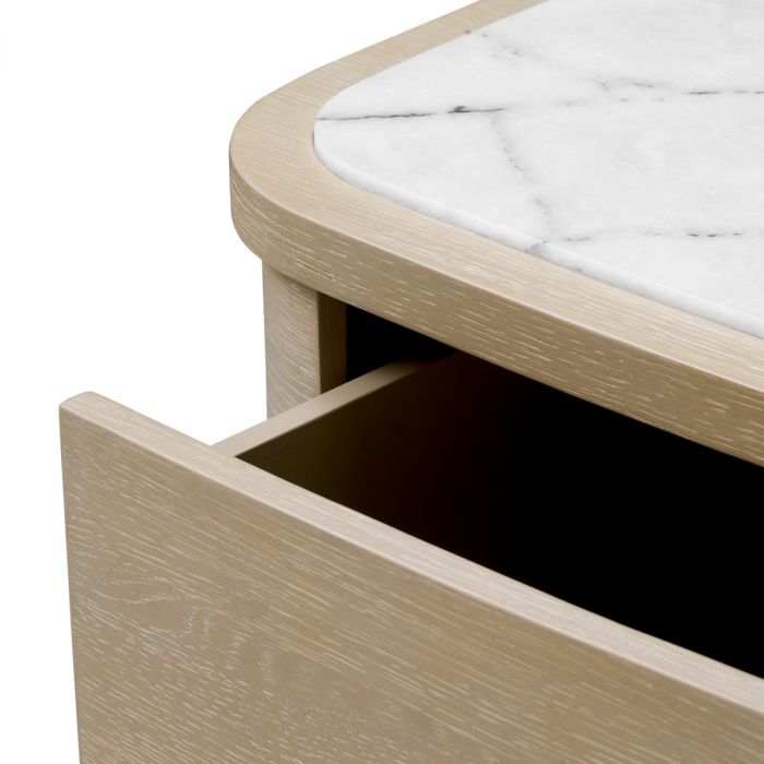Nightstand Cabana S washed oak veneer