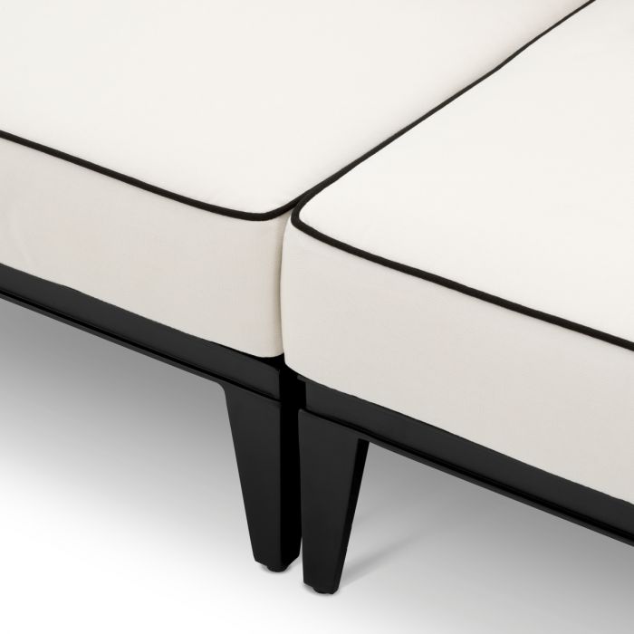 Outdoor Sofa Ocean Club S black sunbrella canvas