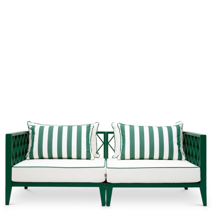 Outdoor Sofa Ocean Club S green blaise off-white florent green