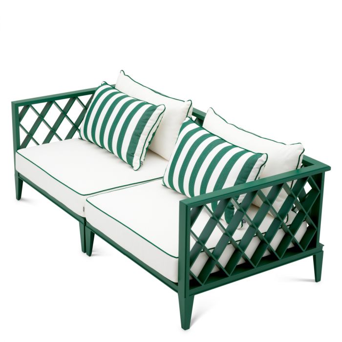 Outdoor Sofa Ocean Club S green blaise off-white florent green